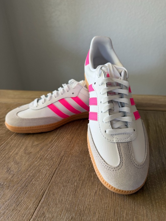 adidas Shoes - Adidas Samba OG Sneakers NEW, Women's 7.5 / Men’s 6.5, White Pink Gum Leather